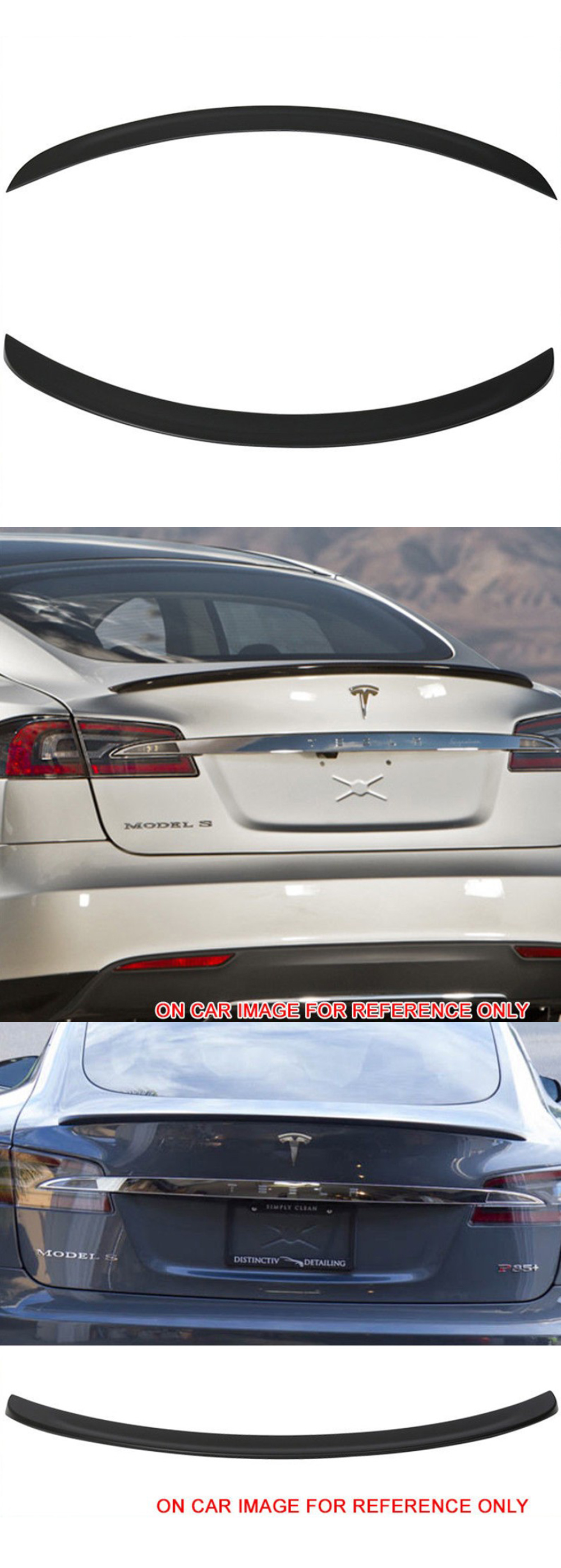 Tesla テスラ モデルS 2012-2018リアトランクスポイラーABS 素地 無地 60 70 75 85 90 D P85D P90D  P100D セダン :: Yahoo!Auction｜DEJAPAN - Bid and Buy Japan with 0% commission